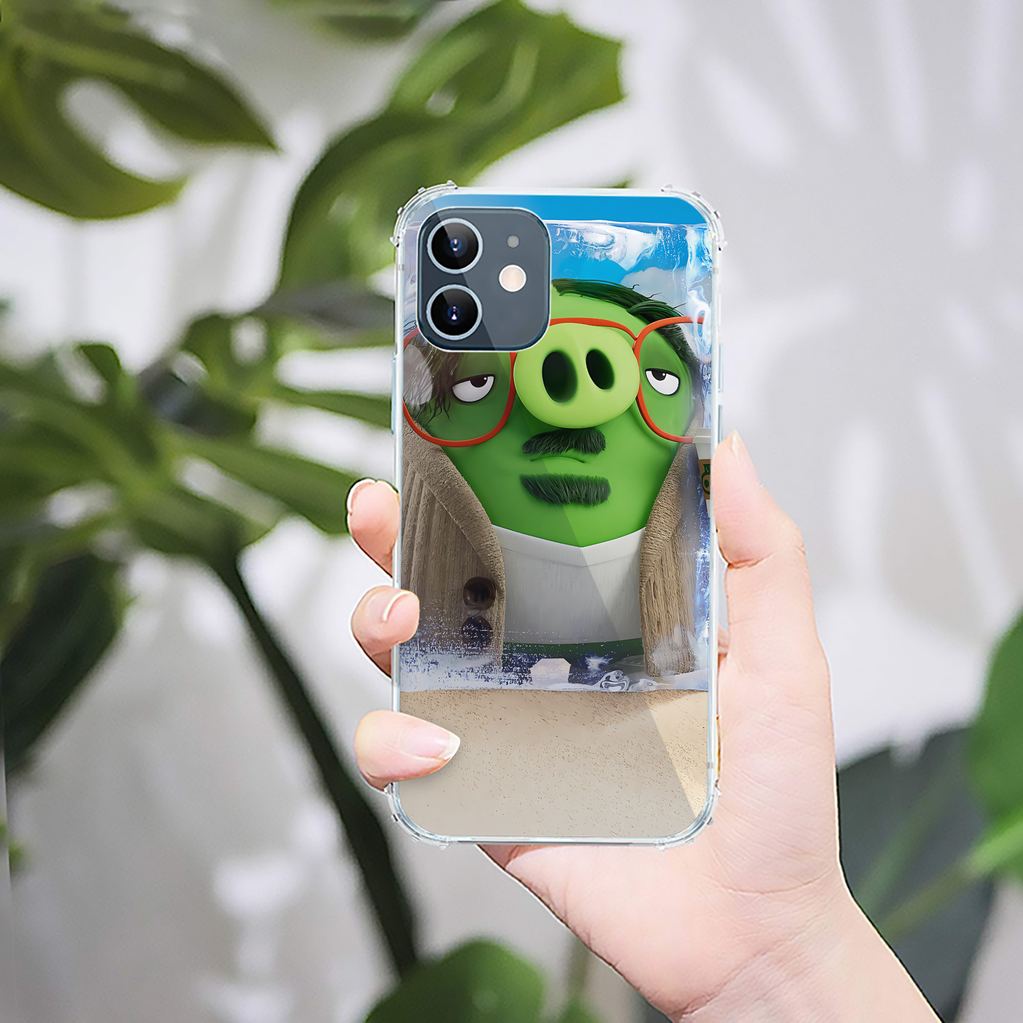 （画像用） Angry Birds アングリーバード 【iPhone 12シリーズ対応】透明スマホケース（クリアソフトケース）